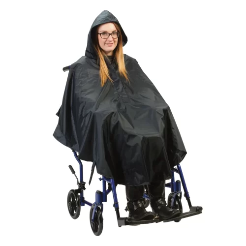 Flat Hem Poncho