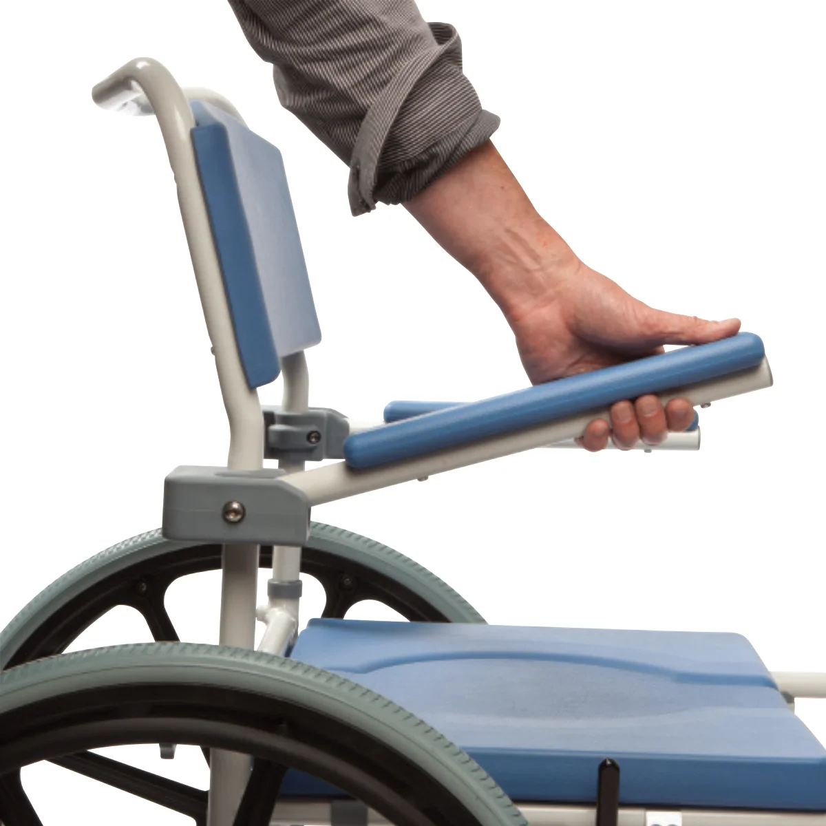 Aston Aluminium Shower Chair / Commode - Image 2