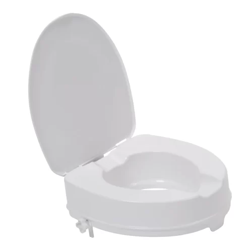 Raised Toilet Seat With Lid (2"/4"/6")