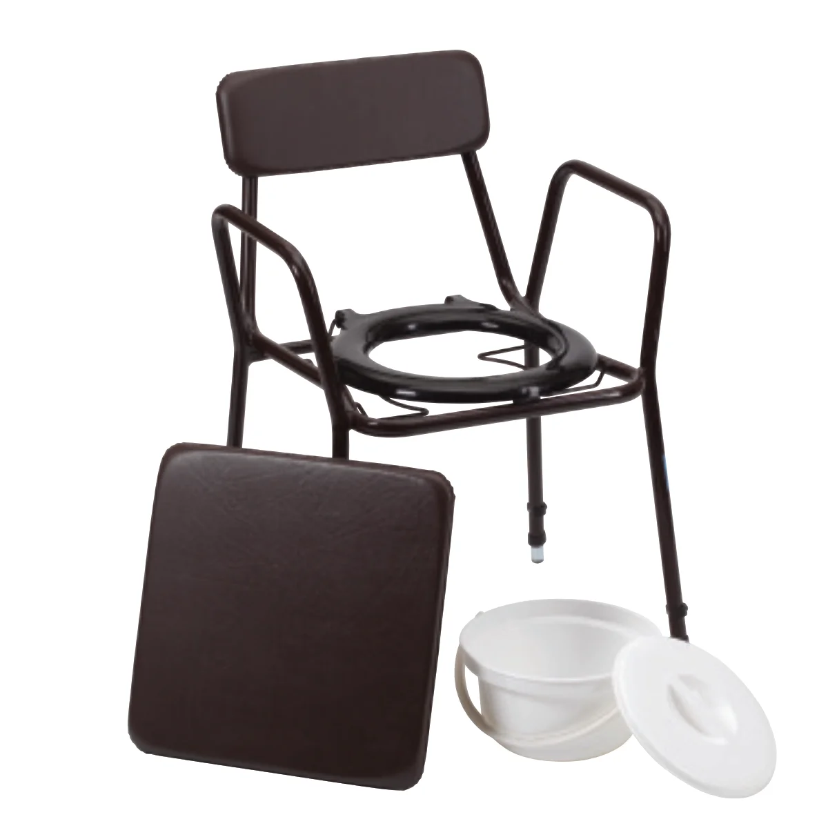 Steel Commodes Fixed / Adjustable Height - Image 2