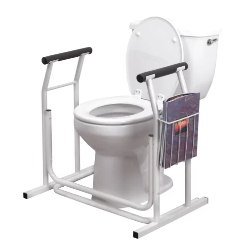 Toilet Frame with Magazine Rack