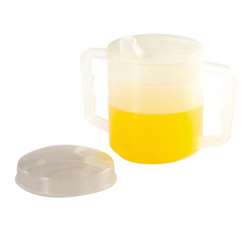 Two Handled Mug with Lids